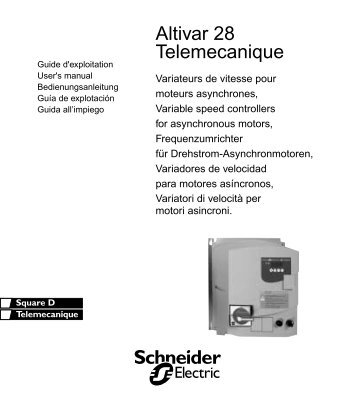 Telemecanique Altivar 08 Manual English